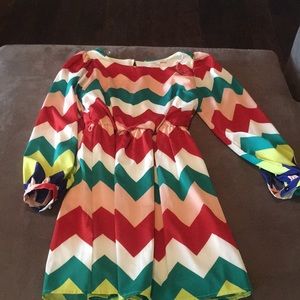 Gianni Bini Chevron Dress